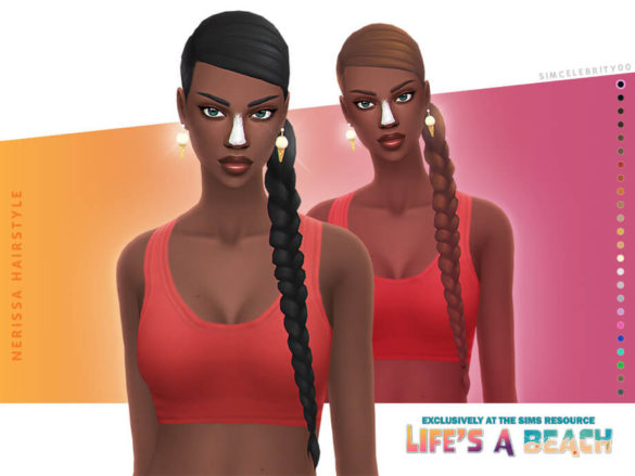 Life's A Beach - Nerissa Hairstyle simcelebrity00