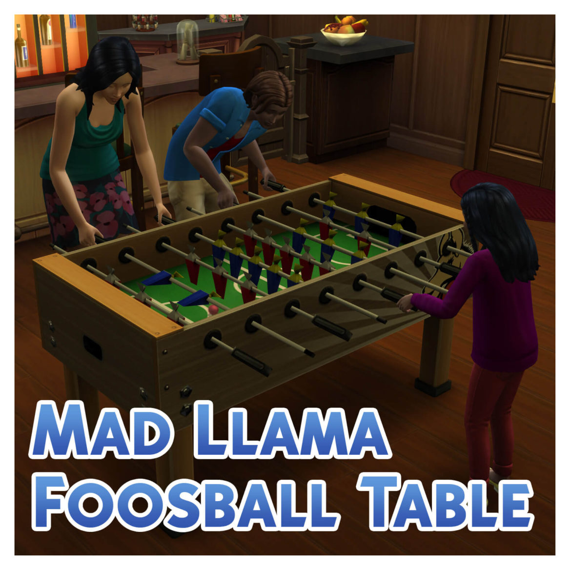 TS3>TS4 Mad Llama Foosball Table