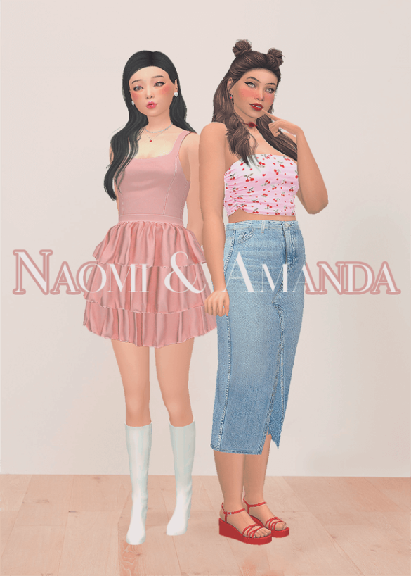 Naomi & Amanda top