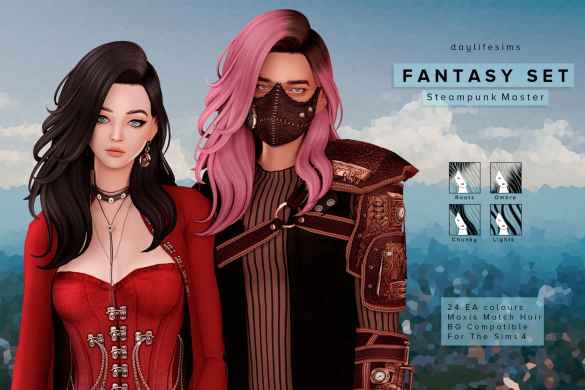 FANTASY HAIR SET - Steampunk Master