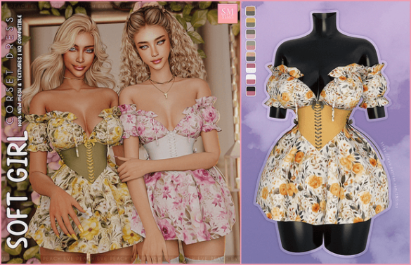 Soft Girl - Corset Dress