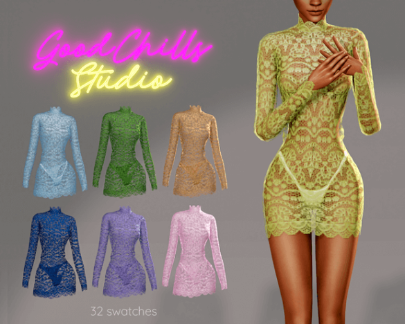 Long Sleeve Turtle NeckLace