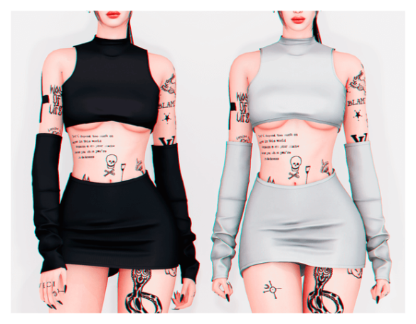 Ringo Top &' Skirt + Gloves ACC