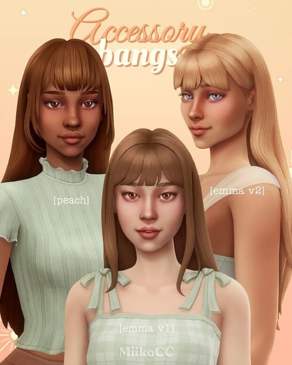 Accessory bangs miiko