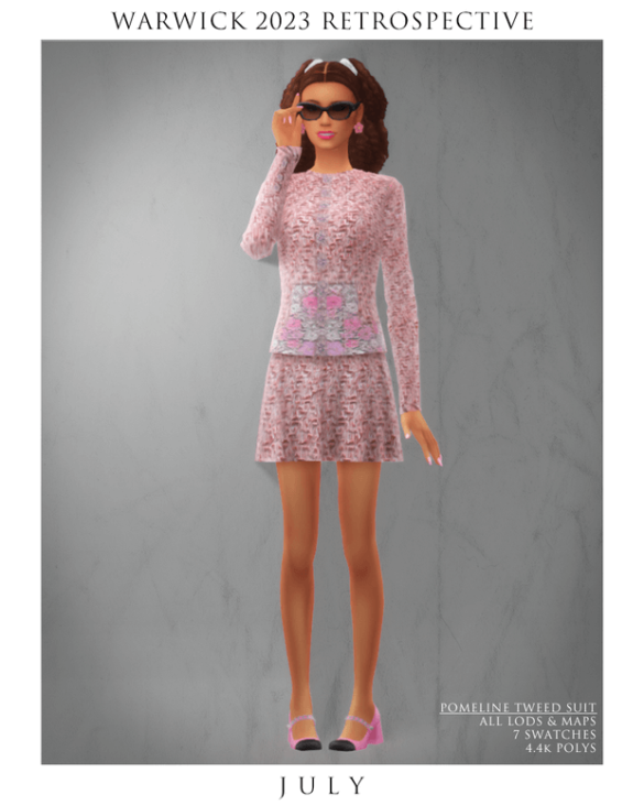 Pomeline Tweed Suit