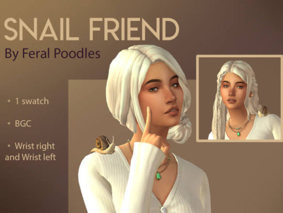 Snail Friend - TS4 Maxis Match CC