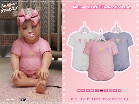 Mummy's Little Flower Bodysuit Infant