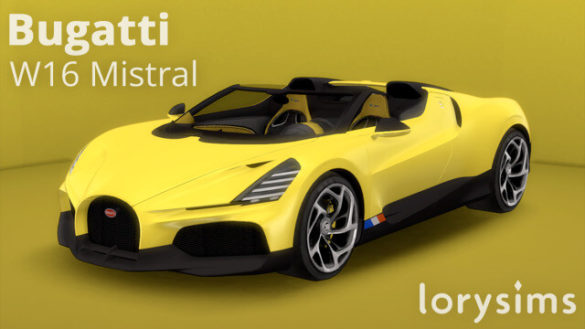 2024 Bugatti W16 Mistral by LorySims