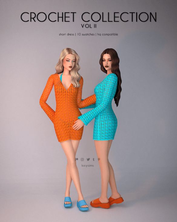 Short Dress - Crochet Collection II