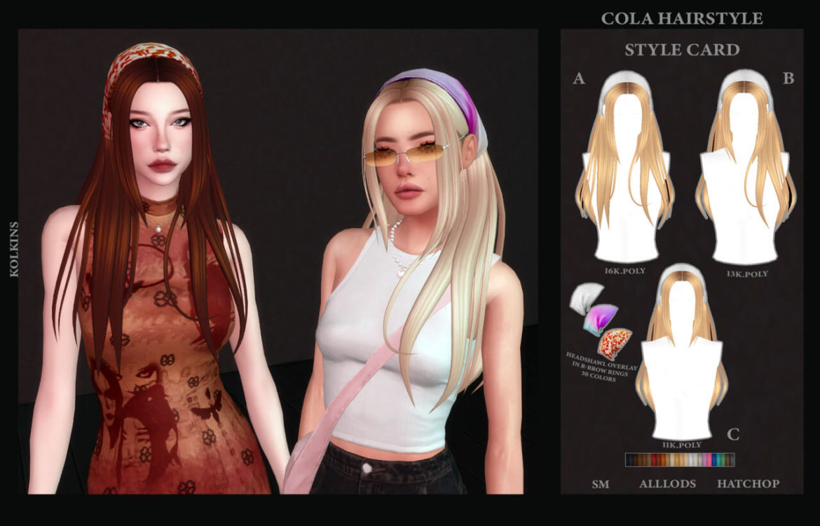 THE SIMS 4 COLA HAIRSTYLE