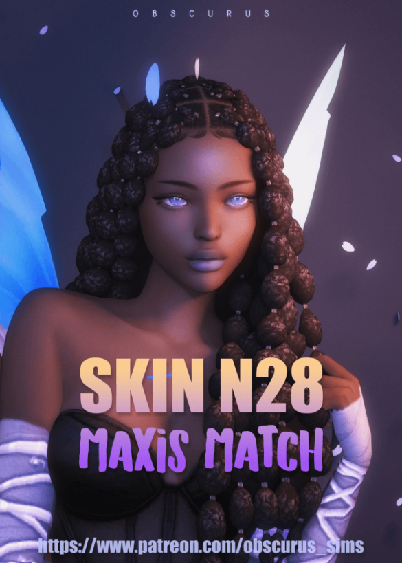 SKIN N28 MAXIS MATCH overlay