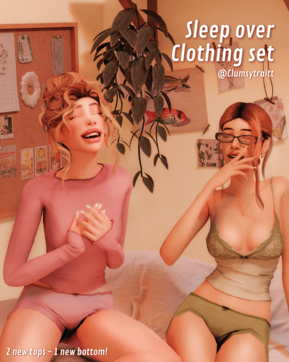 Sleep over - Clothing set