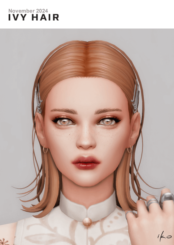 Ivy Acc hair pin Overlay