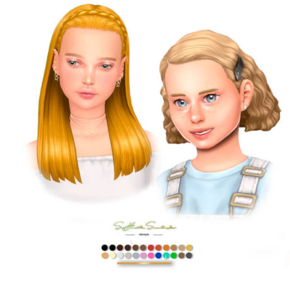 Clarice and Amy Hairstyles