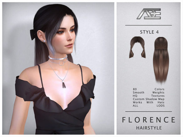 Florence - Style 4 (Hairstyle)