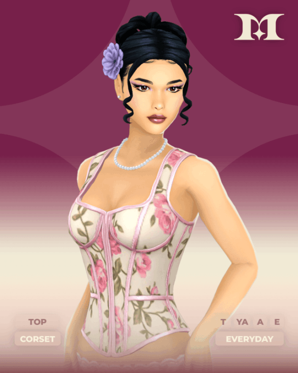 wisteria corset