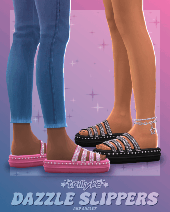 Dazzle Slippers Anklet